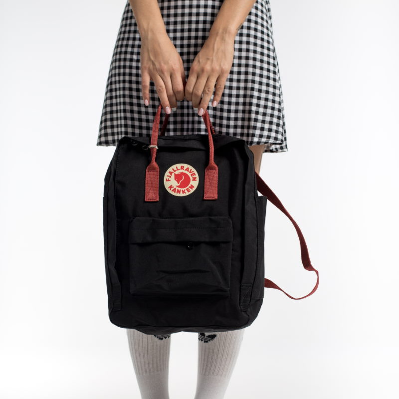 fjallraven kanken classic black ox red